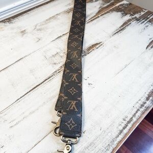 Designer Brown Monogram Men's Bag Strap